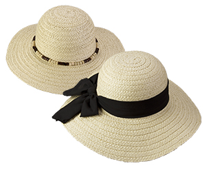 French Quarter Round Crown Straw - Straw Sun Hats